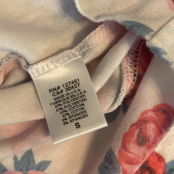 Wildfox Rose Print Baggy Beach Jumper Pullover S - Picture 5 of 5